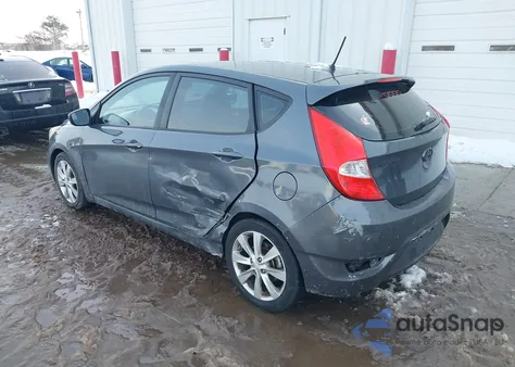2012 Hyundai Accent Se z USA, uszkodzony, nr VIN KMHCU5AE0CU004650